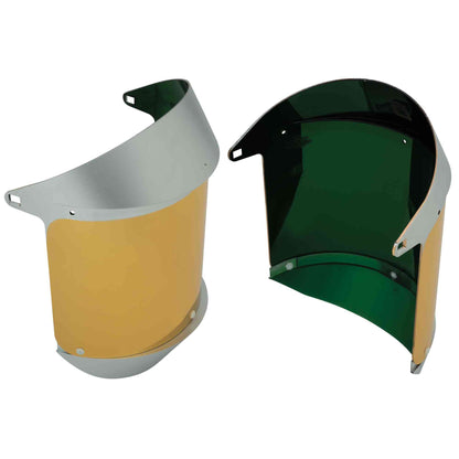 Oberon Replacement Dark Green Gold Heat Reflective Face Shields