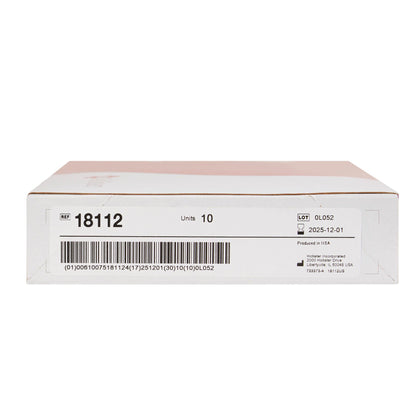 New Image™ 18112 Beige Colostomy Pouch, Pre-cut to Fit Stomas, Green Match