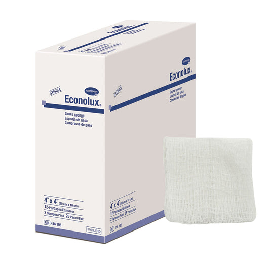 Econolux® Sterile Gauze Sponge, 12-Ply