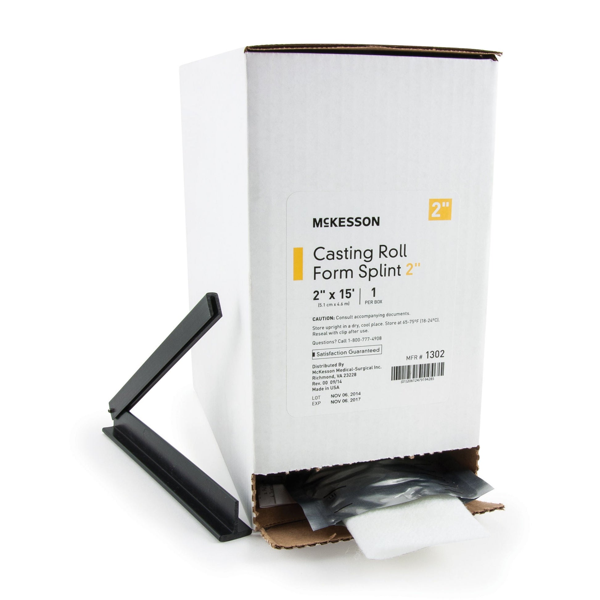 McKesson White Casting Roll Form Splints