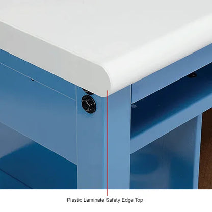 Packaging Workbench with Lower Shelf | Fulfillment Station 244205