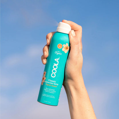 Coola® Clear Body Sunscreen Spray SPF 30 Tropical Coconut Scent, Can