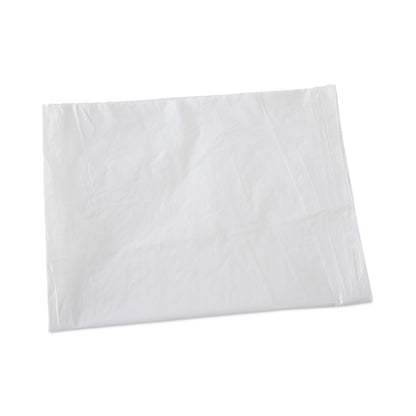 Boardwalk Trash Bag 60 gal. 0.70 mil White Industrial Strength Star Seal Bottom Flat Pack