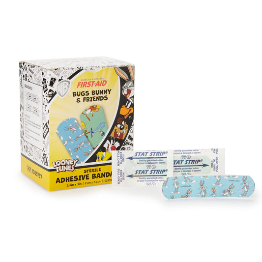 Looney Tunes™ Stat Strip® Bugs Bunny /Daffy Duck Adhesive Strip, ¾ x