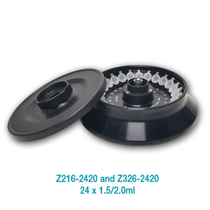 Hermle 24 × 1.5/2.0 mL Hermetically Sealed Rotor Z216-2420