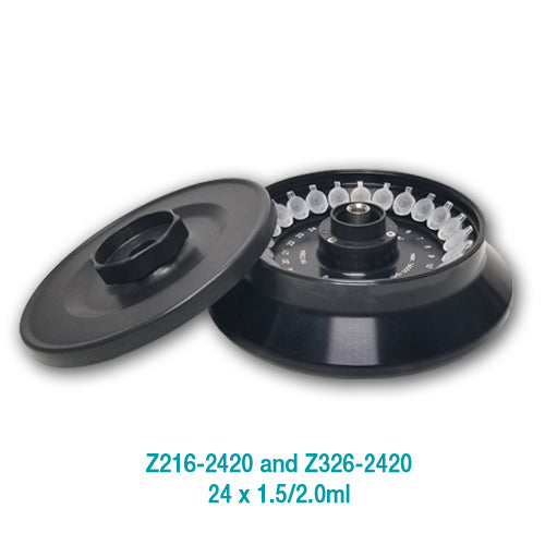 Hermle 24 × 1.5/2.0 mL Hermetically Sealed Rotor Z216-2420