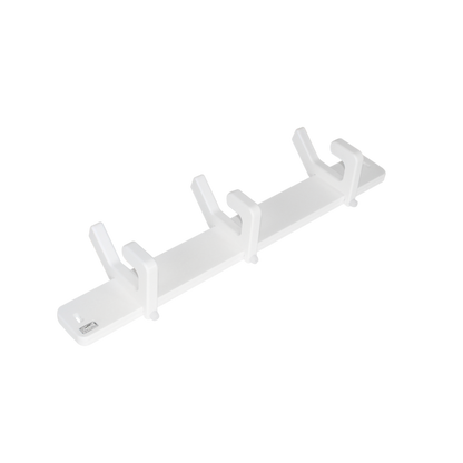 TrippNT 53941 — full front view, 3 adjustable hooks on compact 24-inch rail