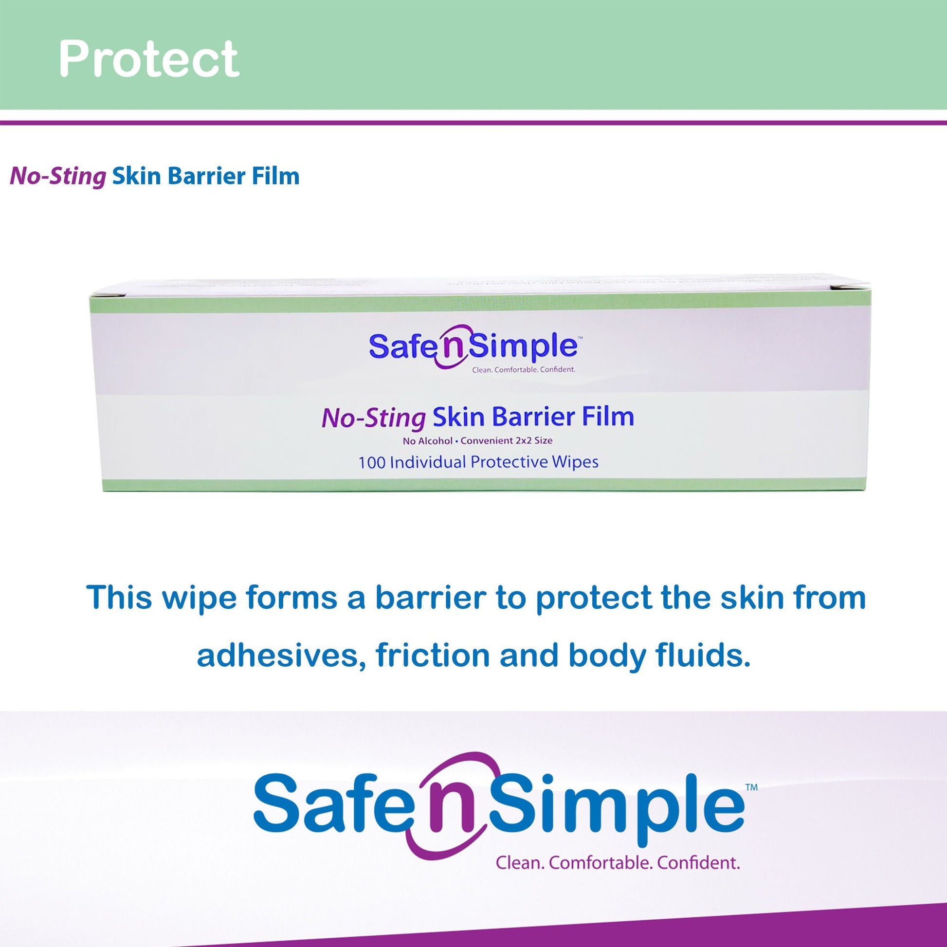Safe n Simple™ Barrier Wipe