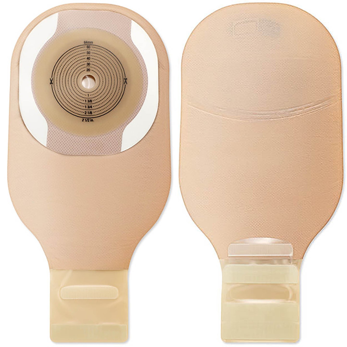Premier™ 8901 One-Piece Beige Ostomy Pouch, Cut to Fit Stomas up to