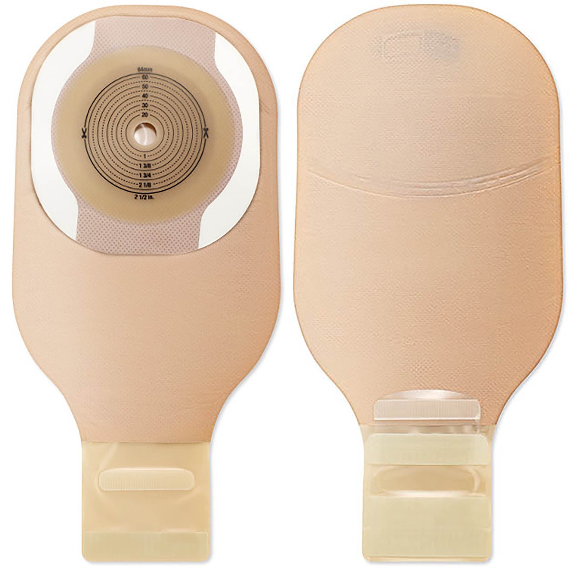 Premier™ 8901 One-Piece Beige Ostomy Pouch, Cut to Fit Stomas up to