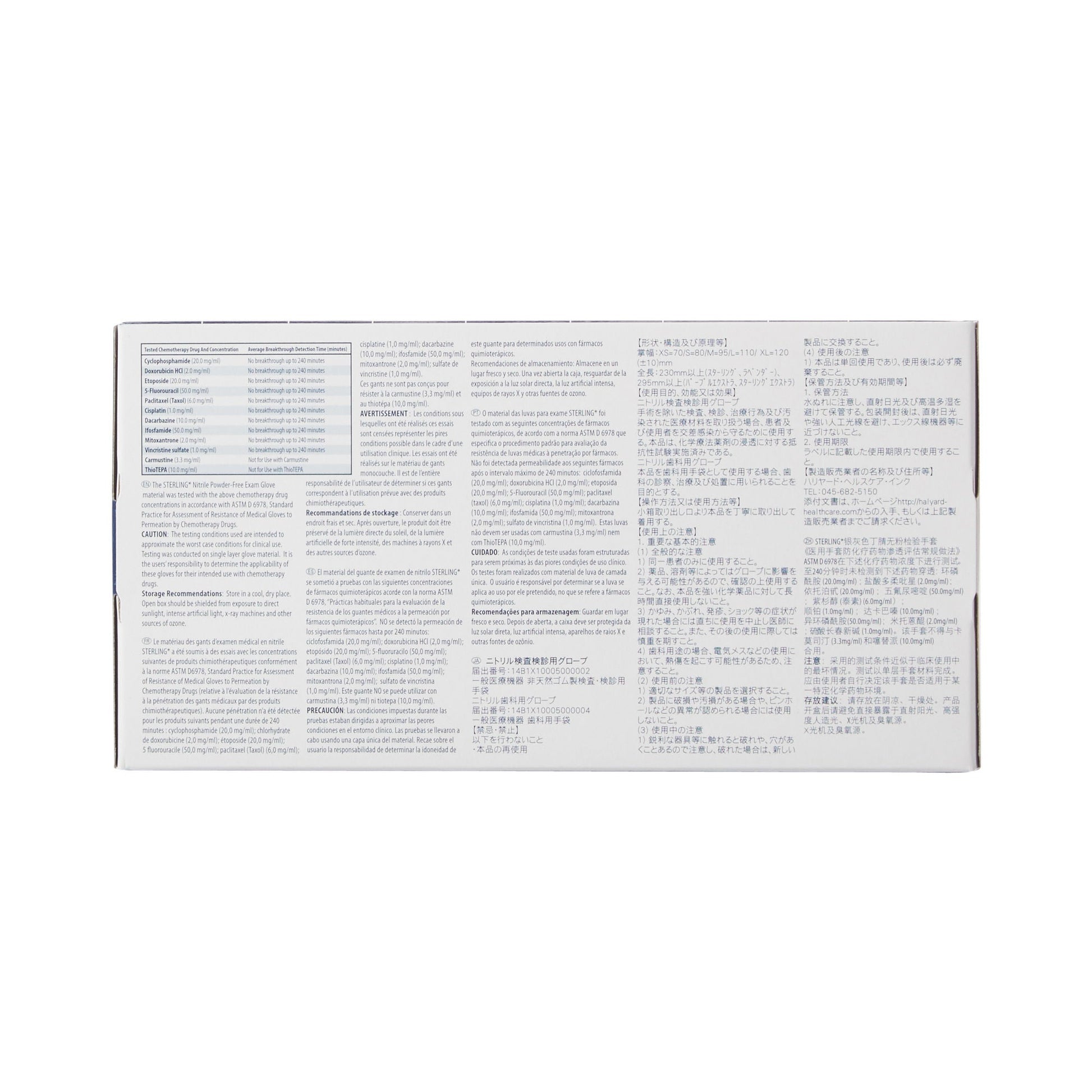 STERLING® Nitrile Exam Gloves, Gray - view 6