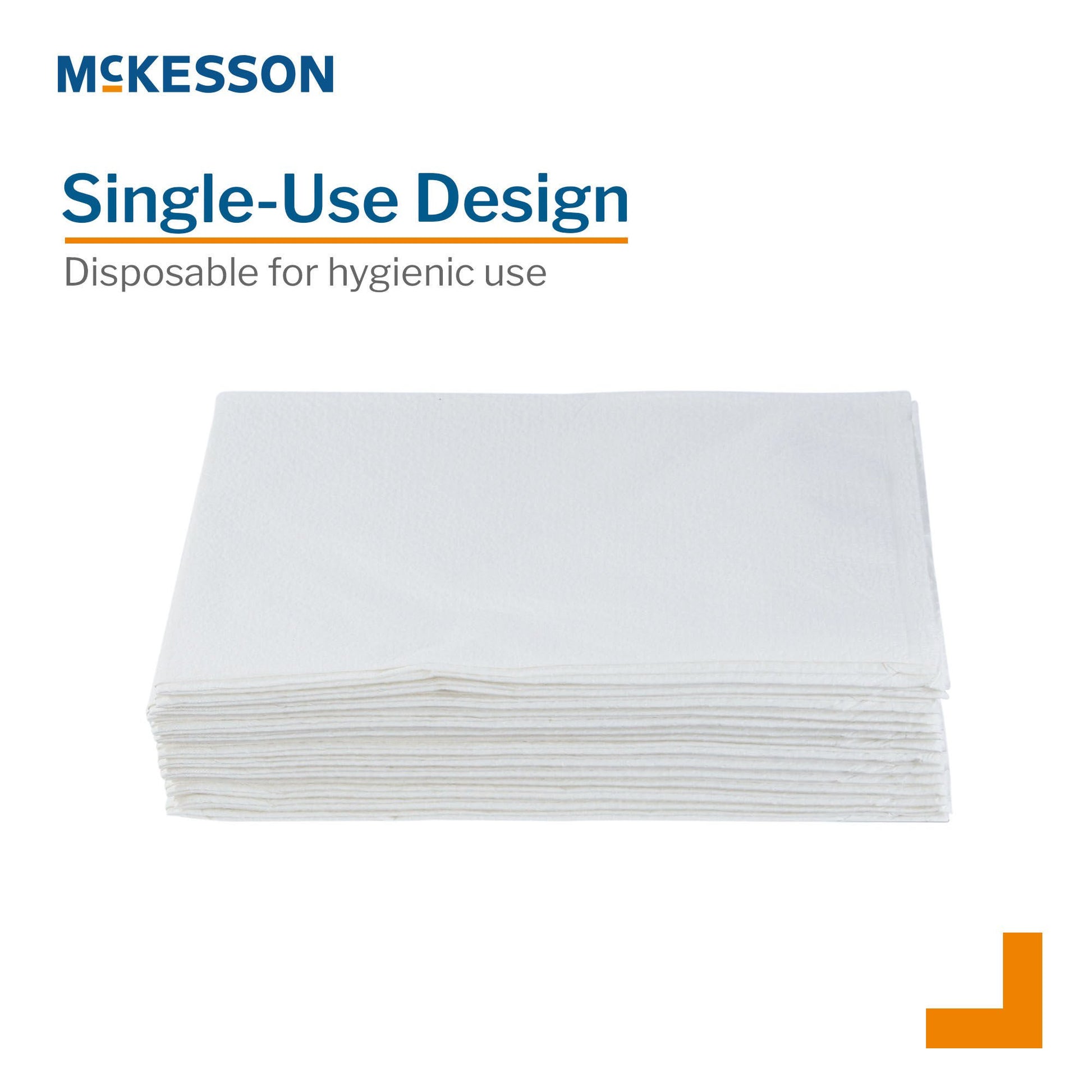 McKesson White Tissue/Poly Pillowcase