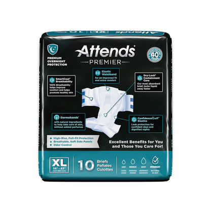 Attends® Premier Briefs, Extra Large
