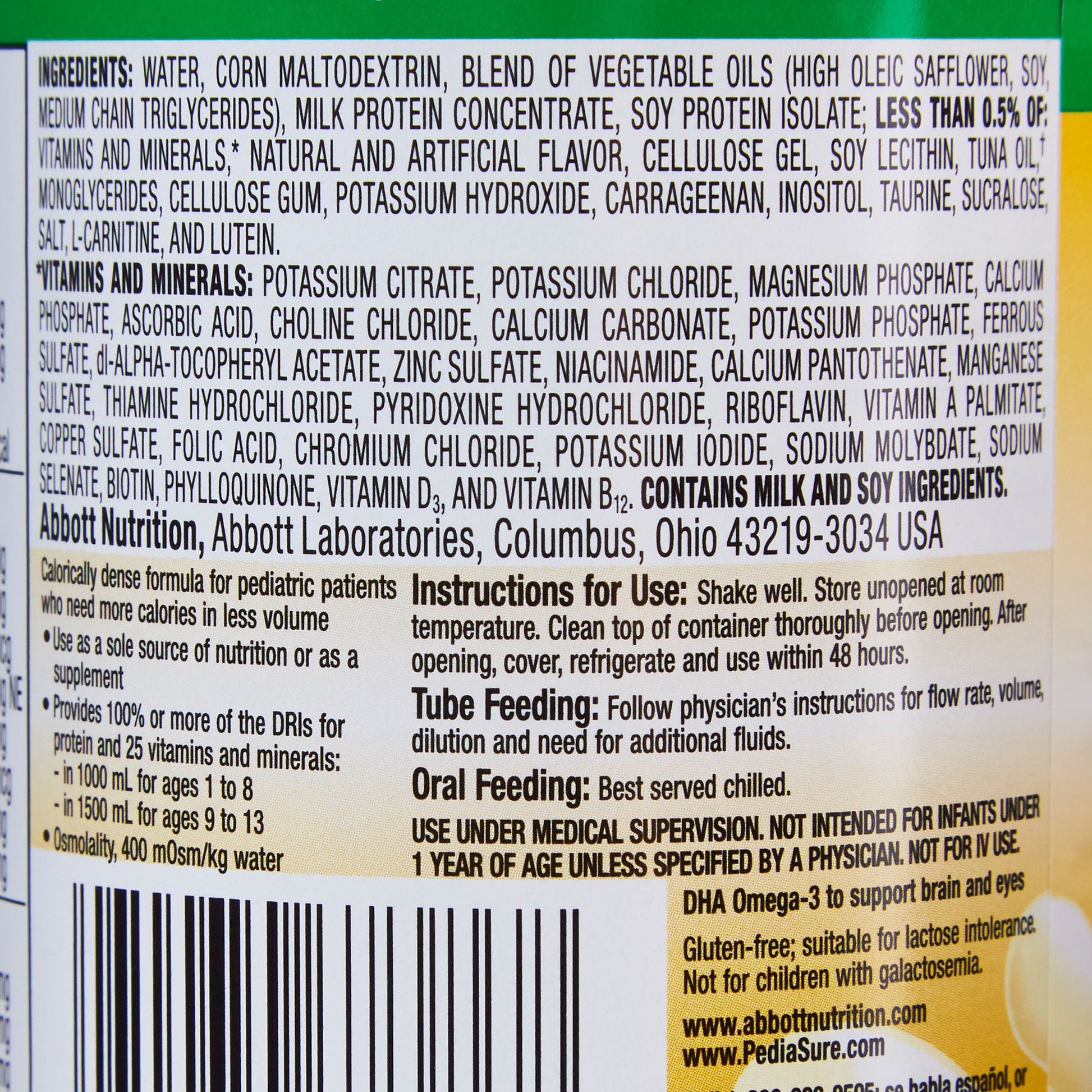 PediaSure® 1.5 Cal Therapeutic Nutrition, Vanilla, Can