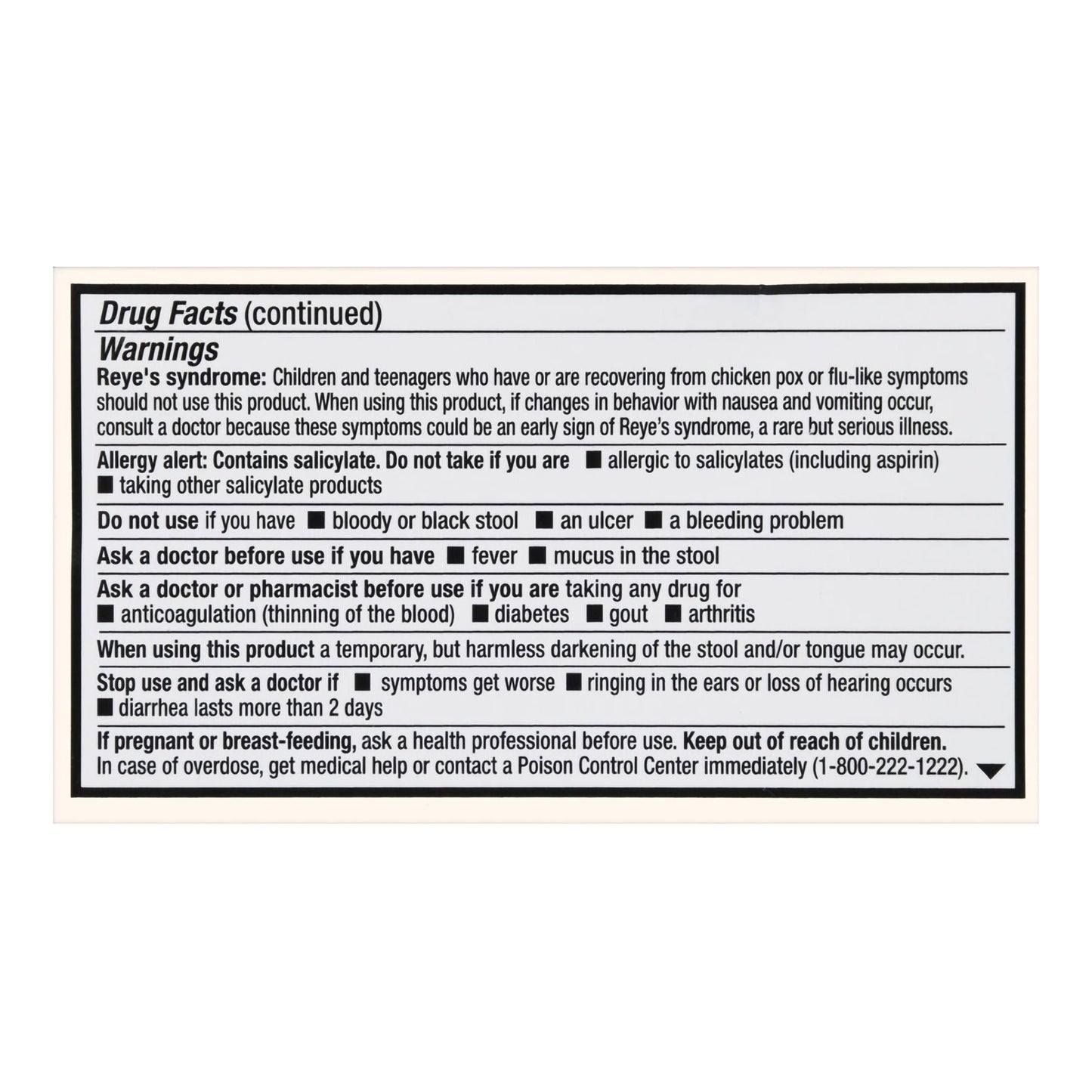 Foster & Thrive™ Stomach Relief 262 mg Bismuth Subsalicylate Caplets