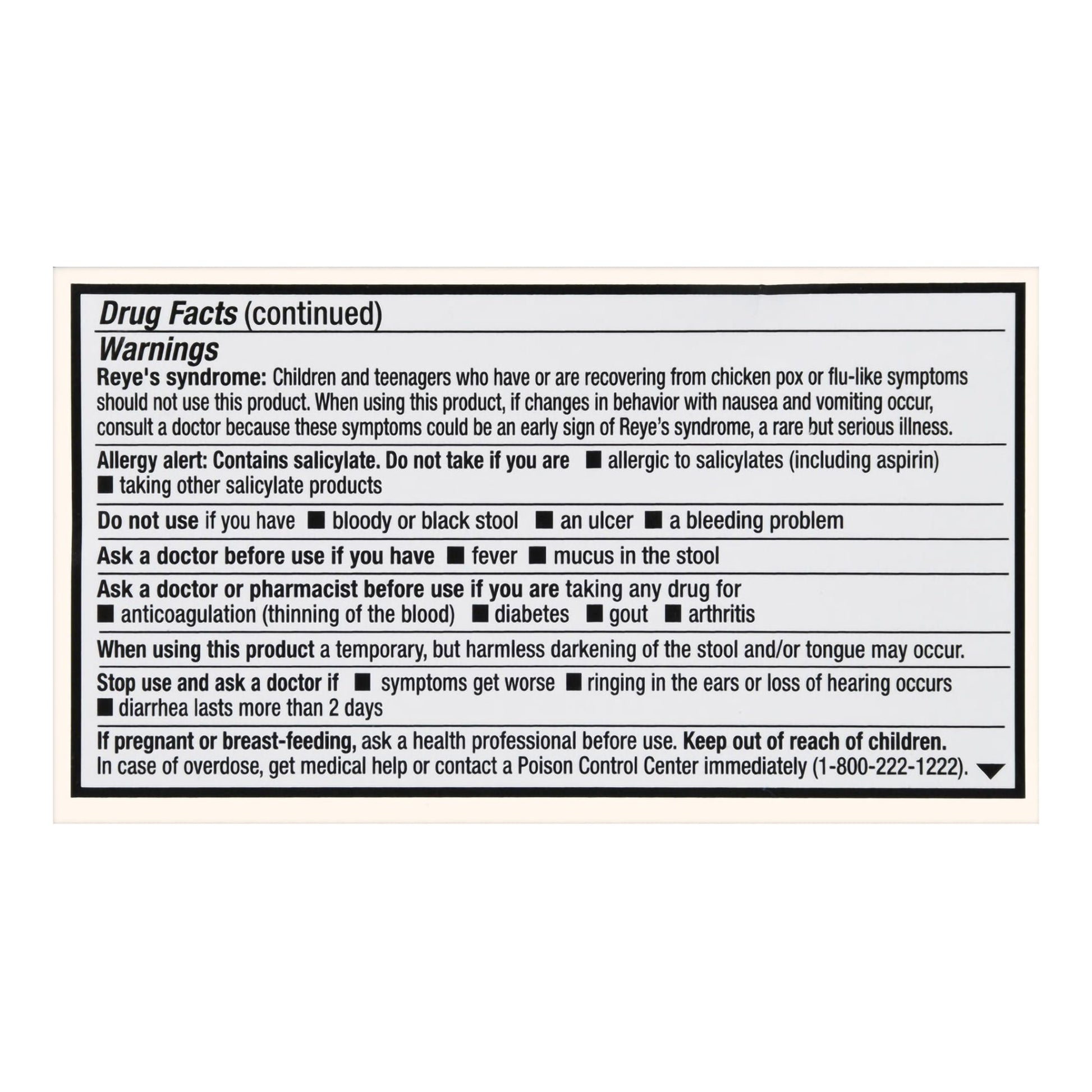 Foster & Thrive™ Stomach Relief 262 mg Bismuth Subsalicylate Caplets