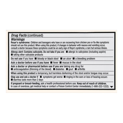 Foster & Thrive™ Stomach Relief 262 mg Bismuth Subsalicylate Caplets