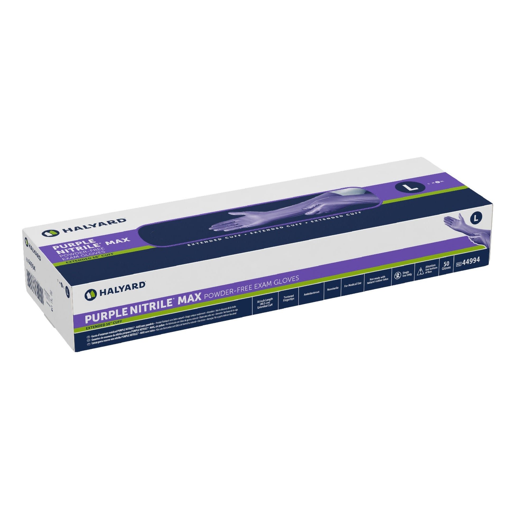 Purple Nitrile Max™ Nitrile Exam Gloves, Purple - view 5