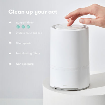 Fridababy Air Purifier 150 sq ft. AC Power Hepa and Carbon Filter 3 Speeds