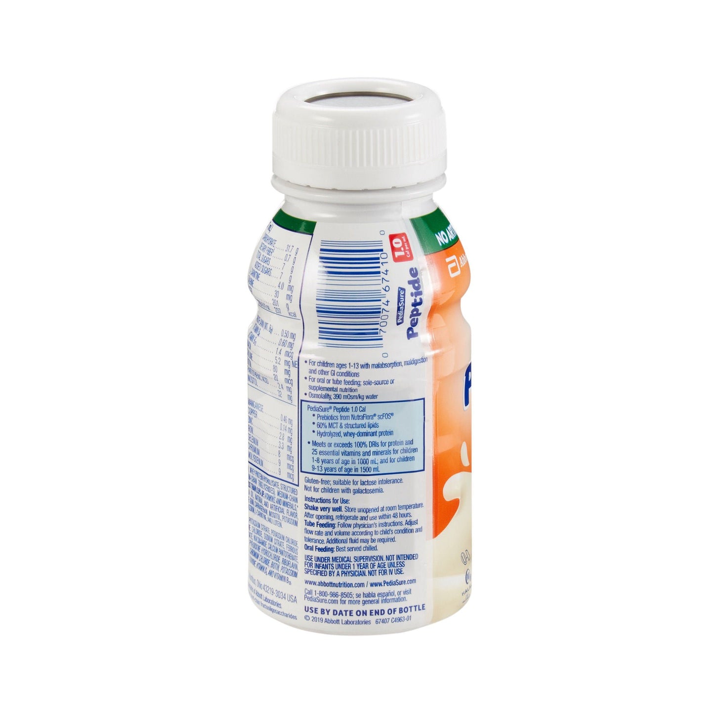 PediaSure® Peptide 1.0 Cal Peptide-Based Nutrition, Vanilla, bottle