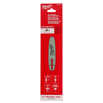 Milwaukee 8" 3/8" LOW PROFILE Pitch, .043" Gauge Guide Bar 49-16-2751