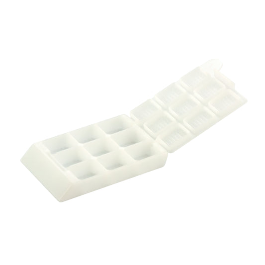 Caplugs® Evergreen 258-4279-W90 — 9-Compartment Biopsy Cassettes with Covers, 0.6 mm Holes, Non-Sterile, Acetal, W