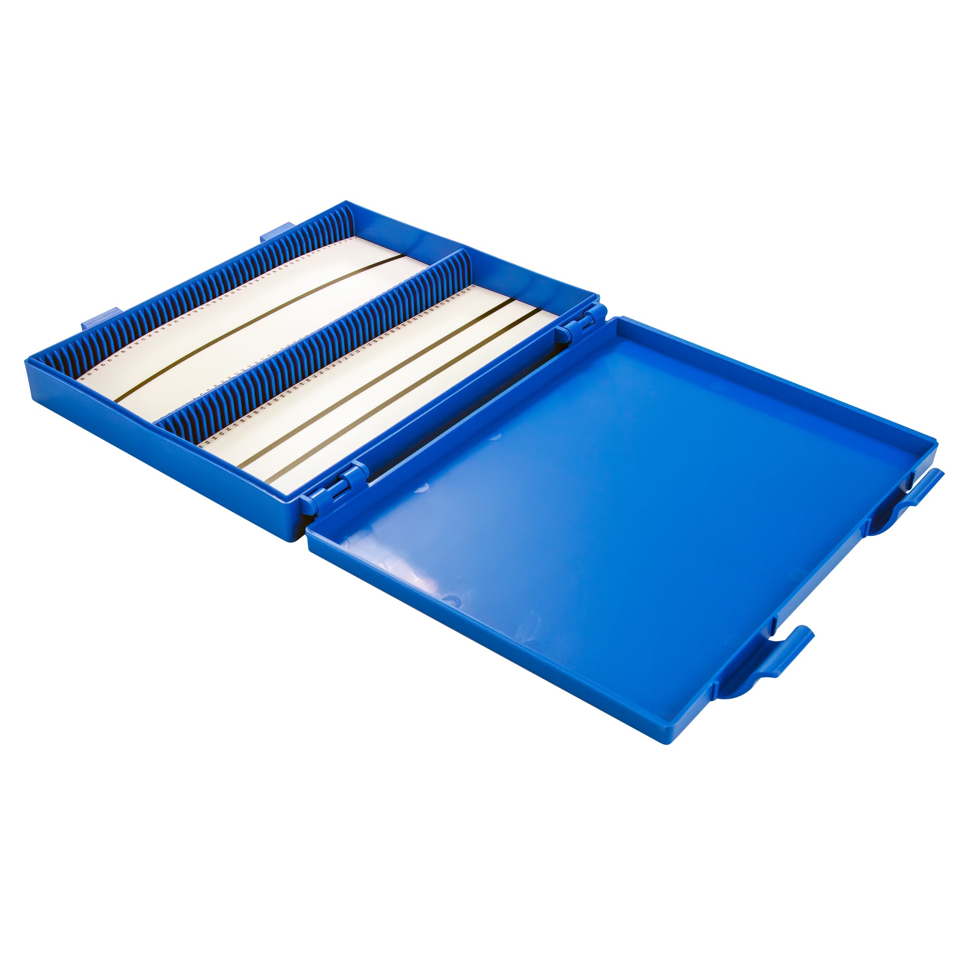 Caplugs® Evergreen 258-6188-B30 — Heavy-Duty 100-Slide PPC Mailing Box, Blue
