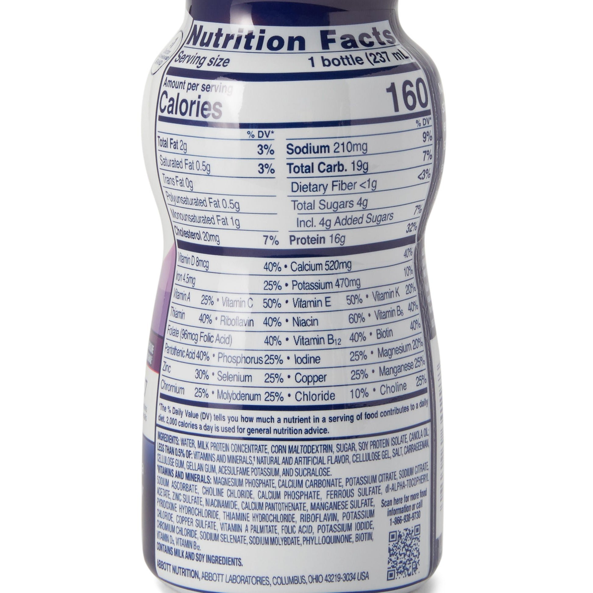 Ensure® High Protein Shake, Vanilla, bottle