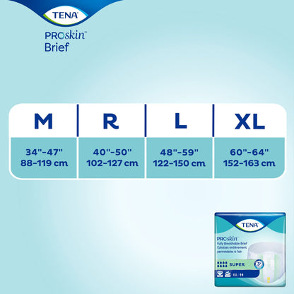 Tena® ProSkin™ Briefs, Super Absorbency