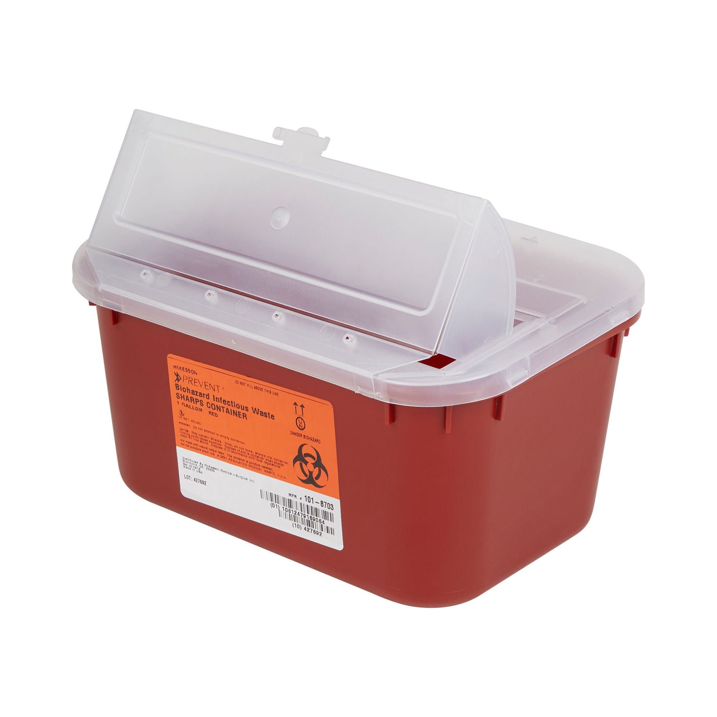 McKesson Prevent® Multi-purpose Sharps Container, 1 Gallon