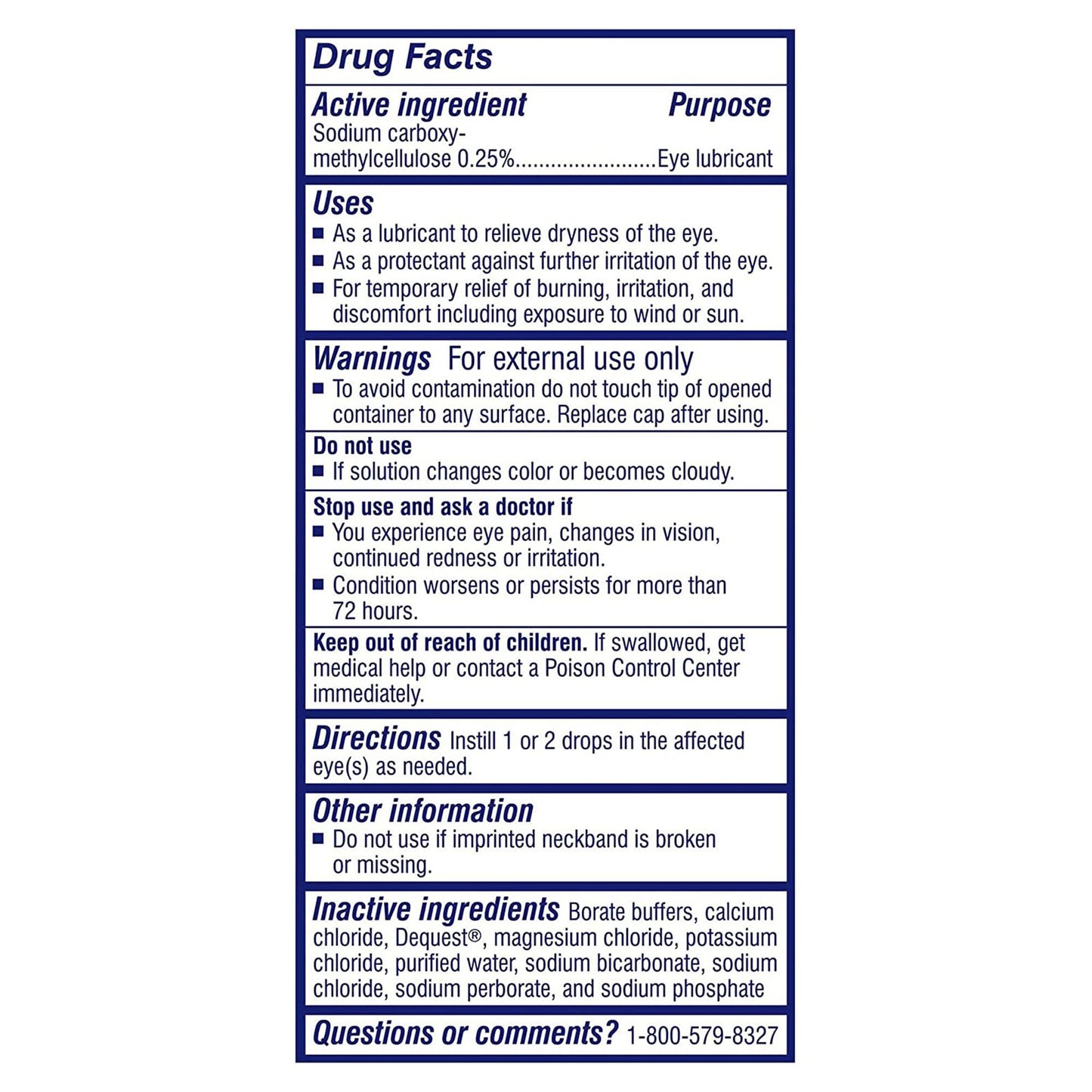 TheraTears® Carboxymethylcellulose Sodium Eye Lubricant