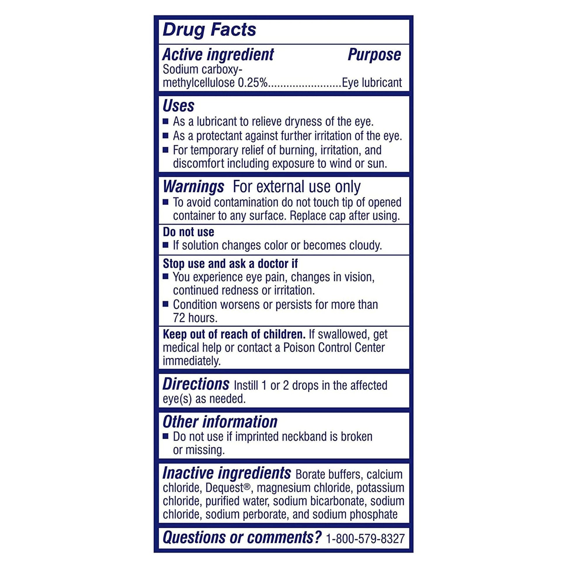 TheraTears® Carboxymethylcellulose Sodium Eye Lubricant
