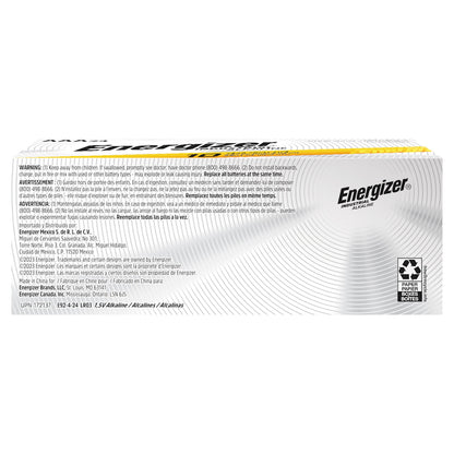 Energizer® Industrial AAA Alkaline Batteries, 4 Pack