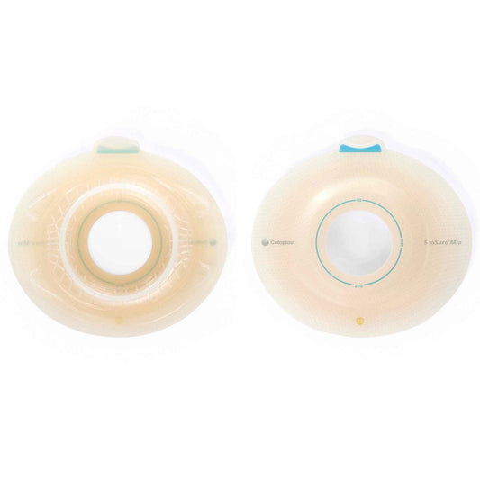 SenSura® Mio Click Convex Deep Ostomy Barrier, Stoma Opening, Blue Match