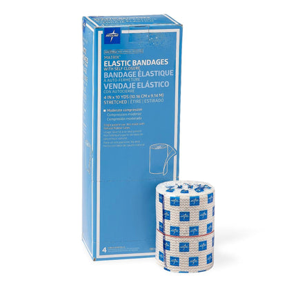 Medline Matrix® Elastic Bandage with Self-Closure, Stretched