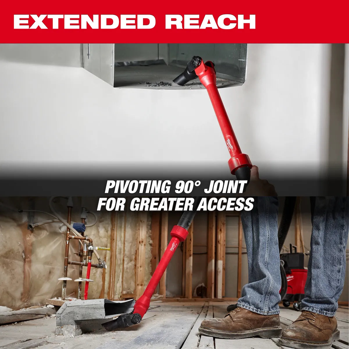 Milwaukee AIR-TIP Pivoting Extension Wand 49-90-2031