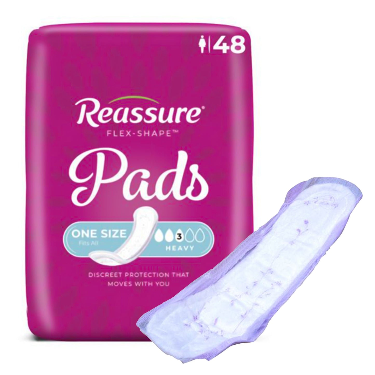 Reassure® Flex-Shape Pad™ for Heavy Incontinence