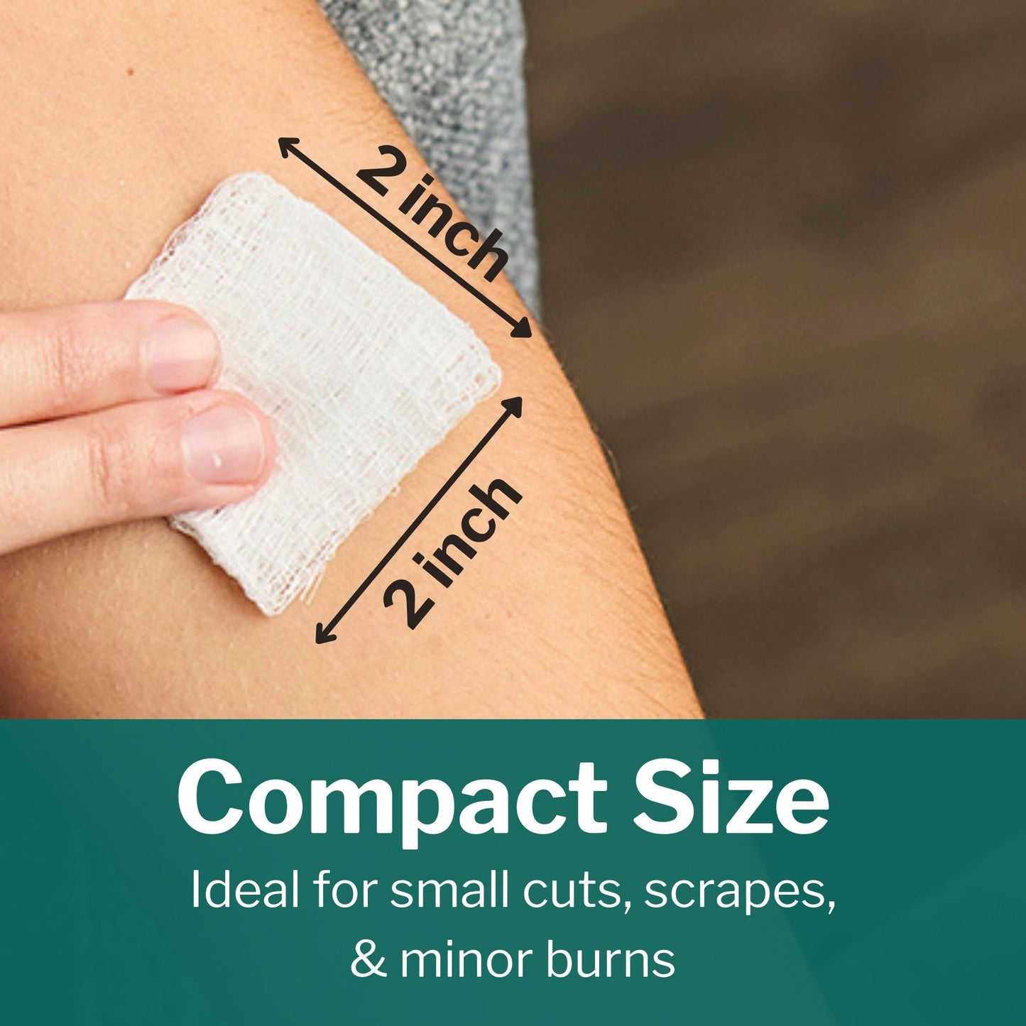 CareStock™ Gauze Sponge, . 12-Ply, Medical-Grade Cotton Wound Dressing
