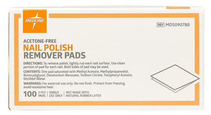 Medline Nail Polish Remover Pad