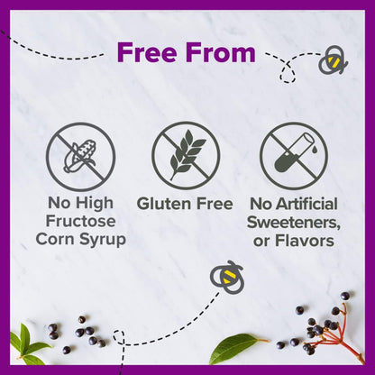 Zarbee's Naturals Black Elderberry Immune Support Syrup