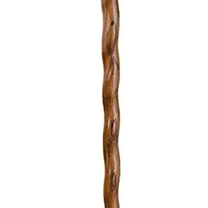 Brazos™ Twisted Oak Ergonomic Fitness Handcrafted Walking Stick, 58-Inch