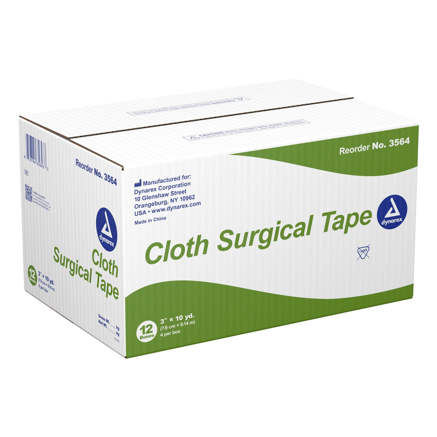 dynarex® Cloth Medical Tape, White