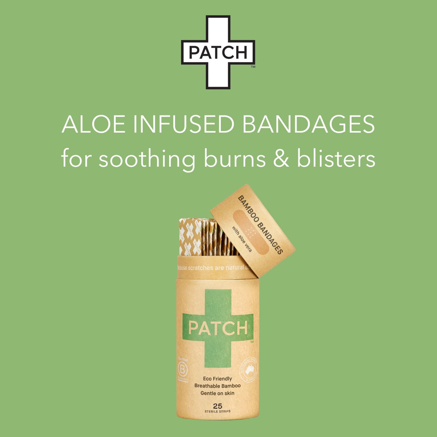 Patch™ Adhesive Strip with Aloe Vera