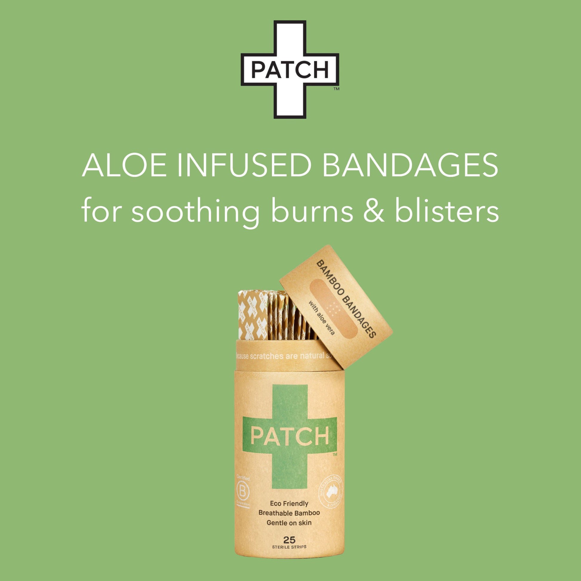 Patch™ Adhesive Strip with Aloe Vera