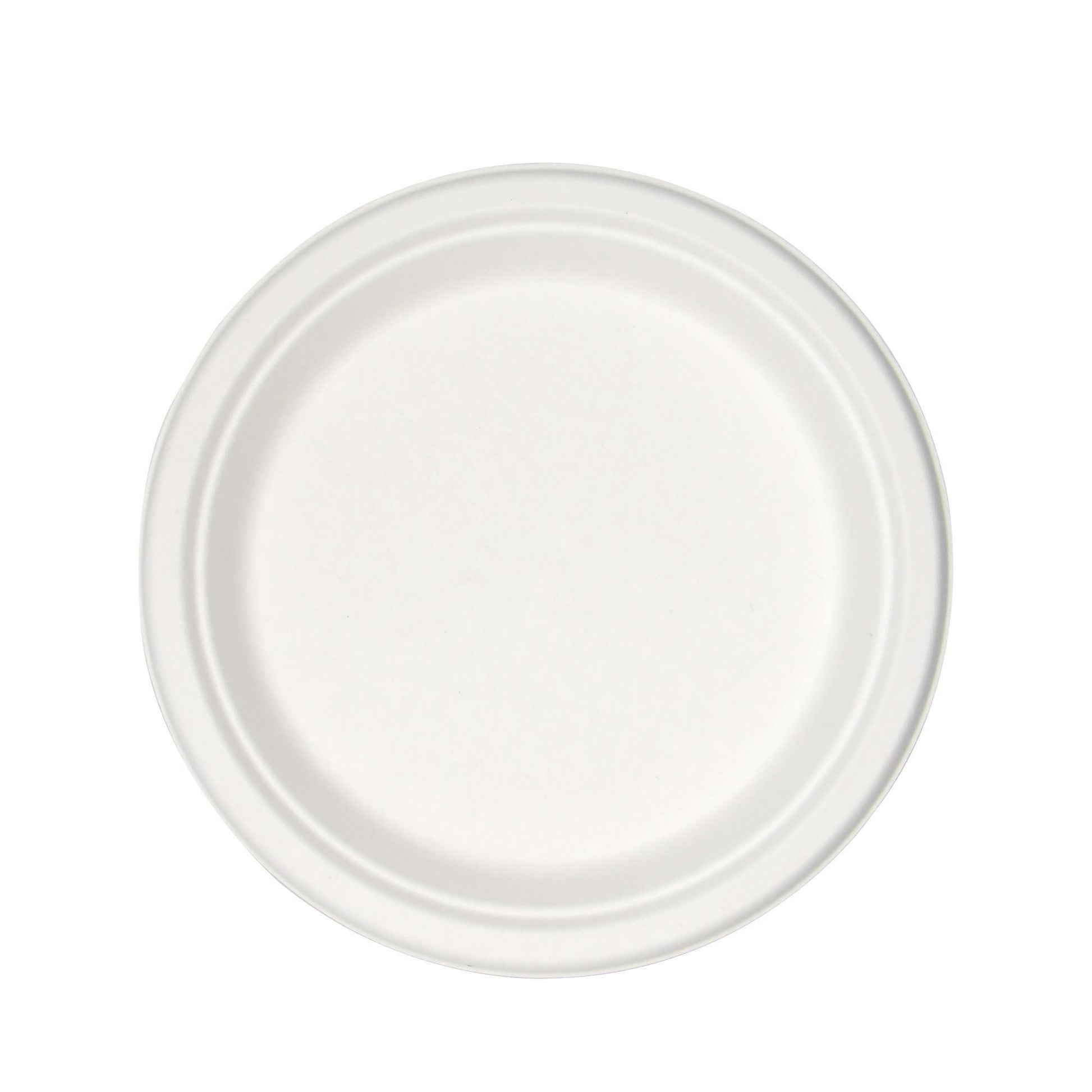 Medd Max Plate Molded Fiber White Single Use