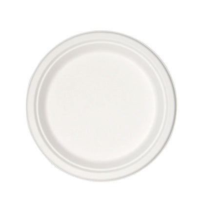 Medd Max Plate Molded Fiber White Single Use