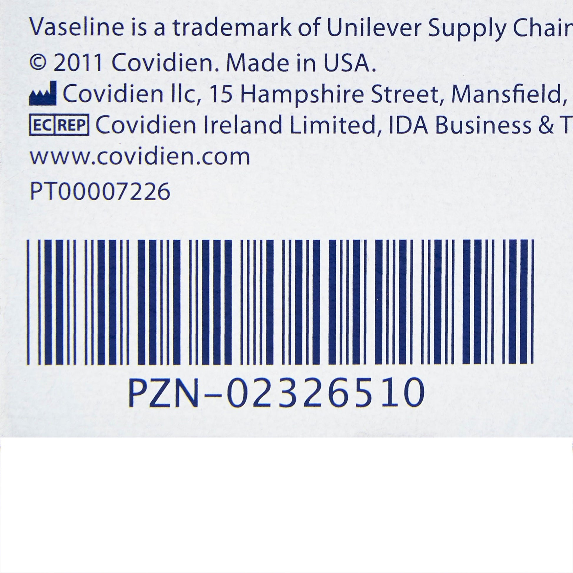 Vaseline® Petrolatum Impregnated Dressing