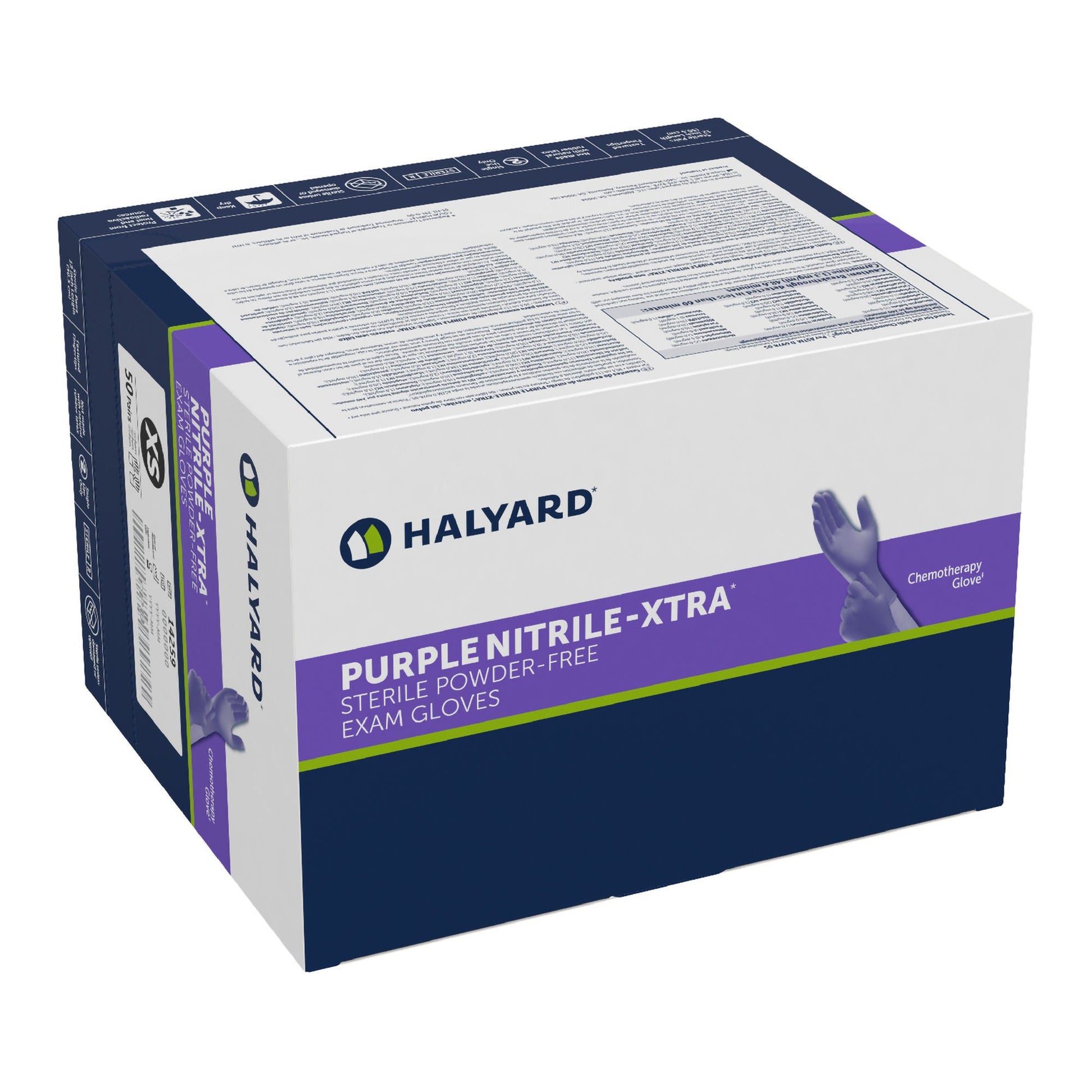 Purple Nitrile-Xtra™ Nitrile Exam Gloves, Purple - view 6
