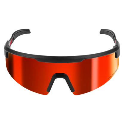 Milwaukee Polarized Wrap Around Safety Glasses - Red Mirrored Dual Coat Lenses 48-73-2501