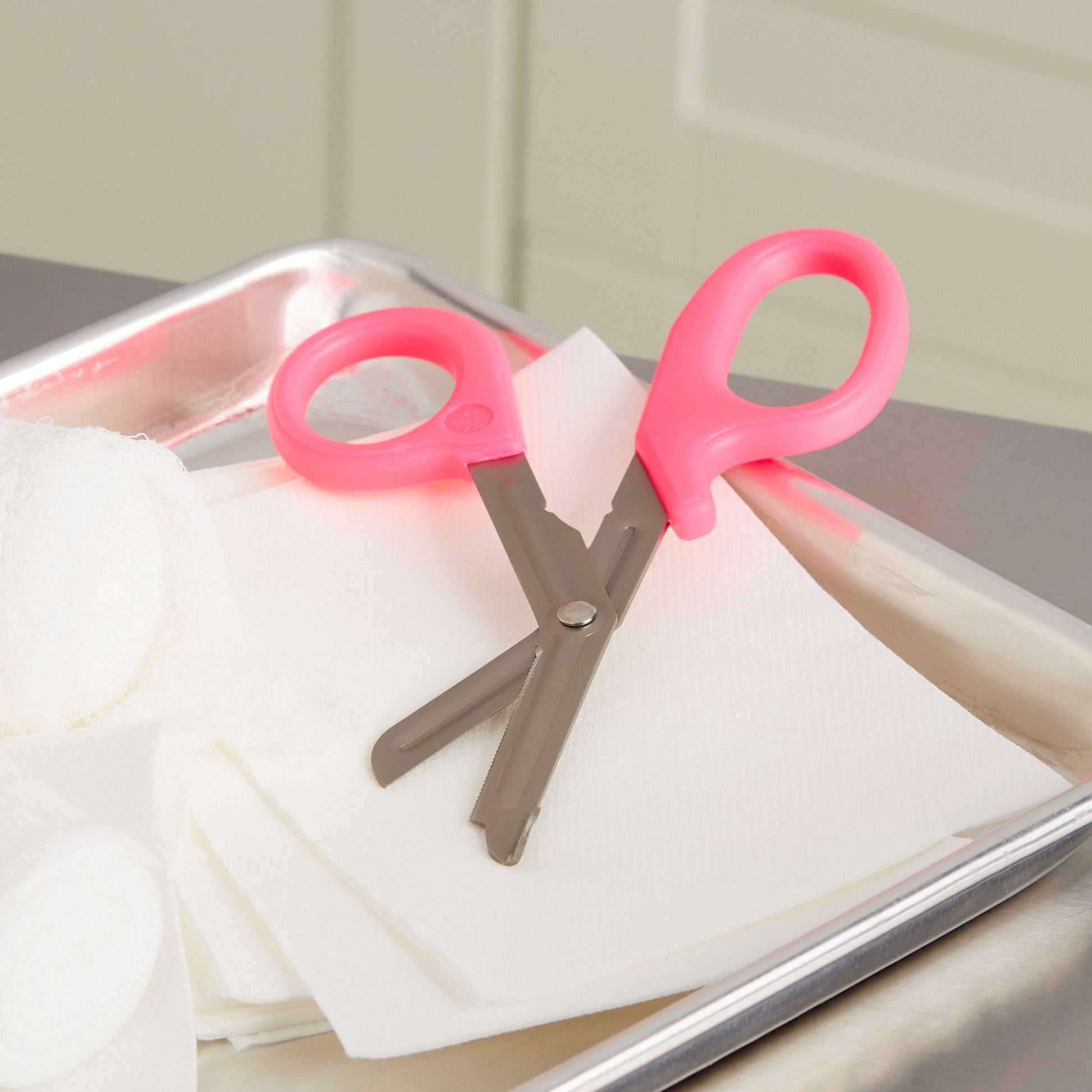 McKesson Medicut™ Trauma Shears, Pink, 7.25 Inch Length – Case of 10 - view 5